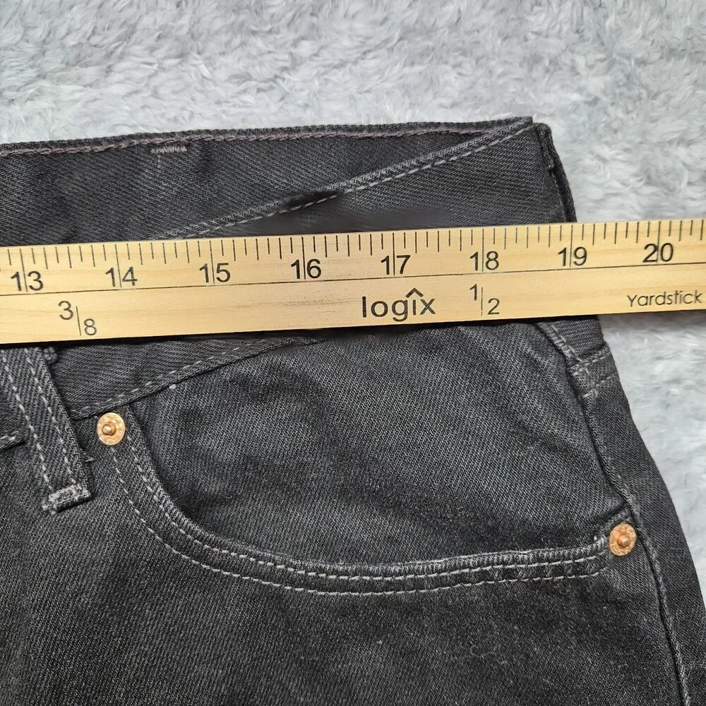 Levi's Mens Black 550 Jeans Relaxed 40x32 Made In USA Casual Neutral